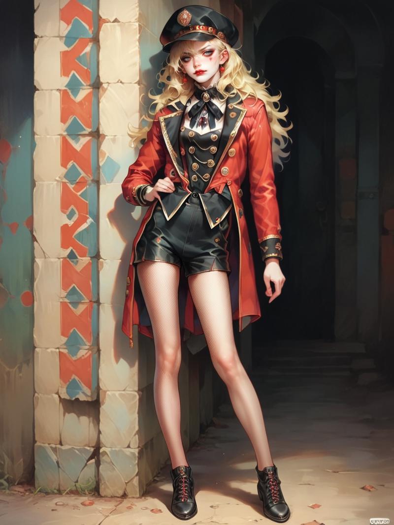 06353-3238657742-score_9, score_8_up, score_7_up, score_6_up,  1girl, _lora_ringmaster_0.7_ shorts, hud_rngmstr, 1girl, jacket, buttons, neck rib.png